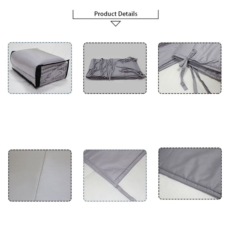 Bộ Đệm Chắn Thành Nôi Thoáng Khí Tiện Dụng Cho Bé Sơ Sinh