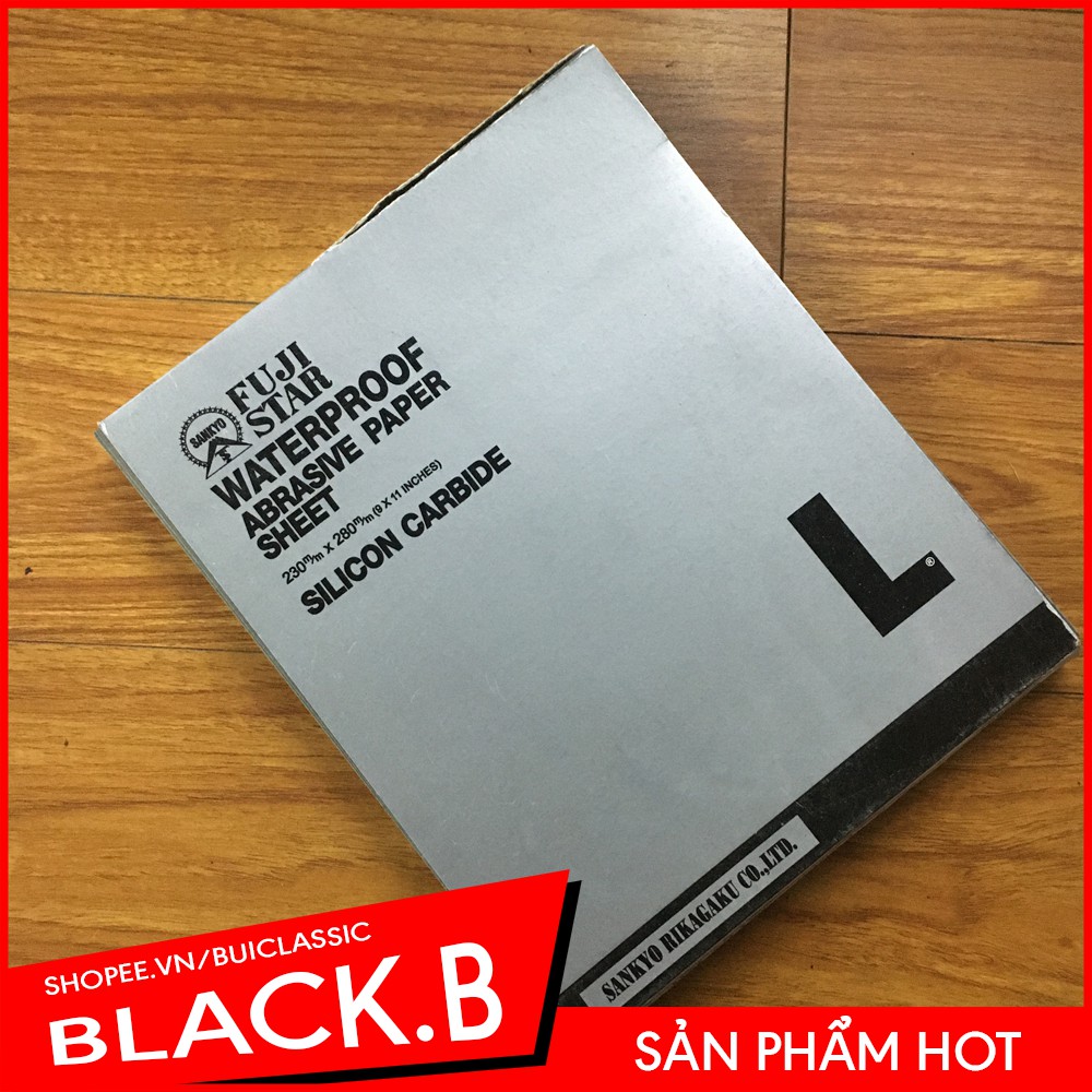 Giấy nhám Fuji Star Japan P2000 - Chuyên dụng khi làm sơn xe máy - Độ mịn P2000
