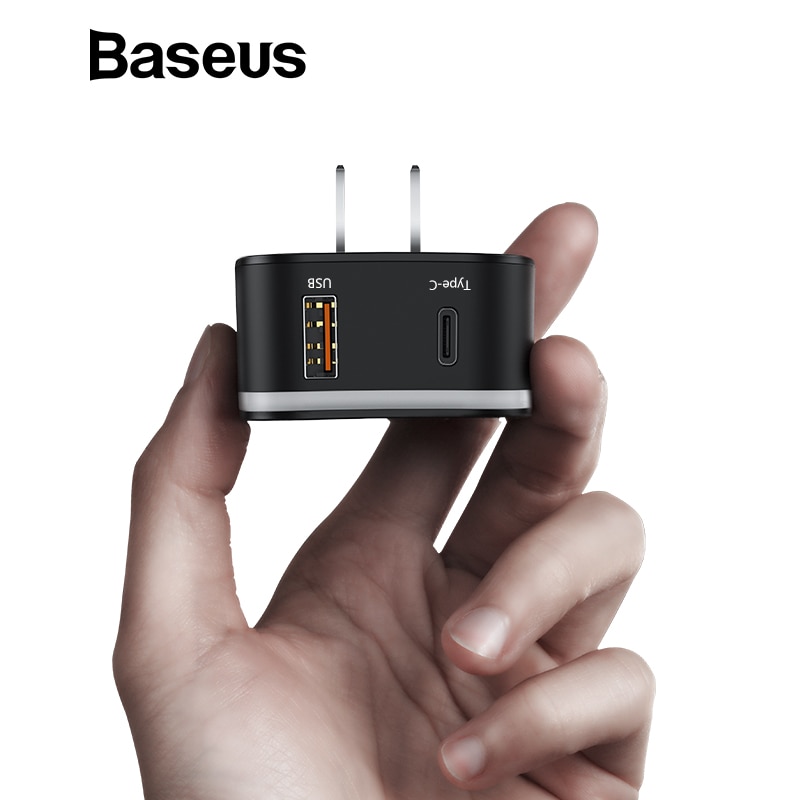 Bộ sạc nhanh du lịch đa năng Baseus Removable 2 in 1 Universal Travel Adapter PPS Quick Charger Edition 18W