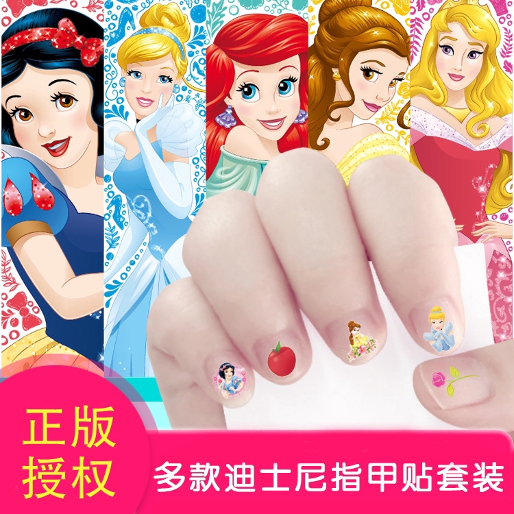 Miếng Dán Móng Tay Hình Công Chúa Băng Giá Phim FROZEN 1 Độc Đáo