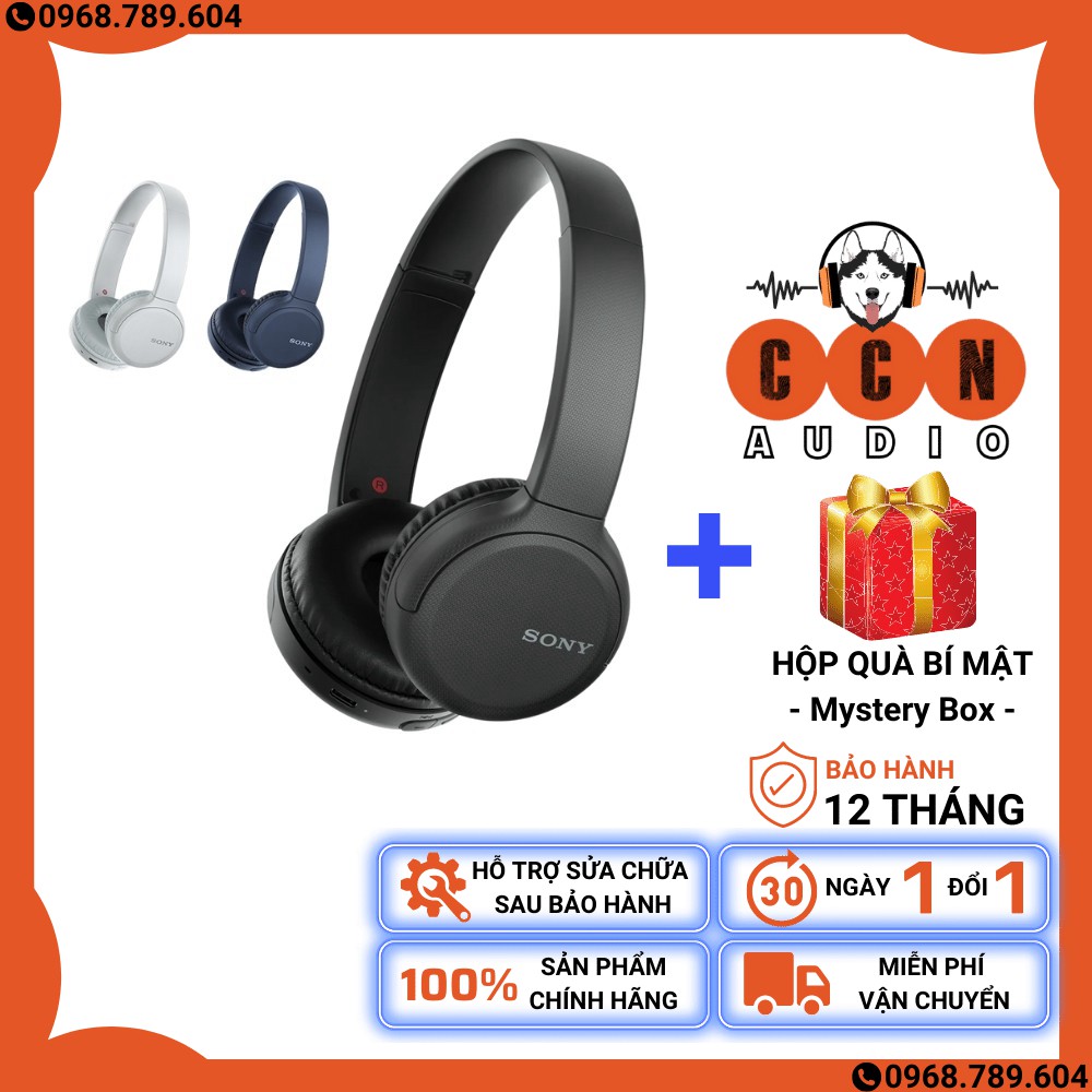 Tai nghe SONY WH-CH510 chính hãng - Mới 100%, Bảo hành 12 tháng toàn quốc