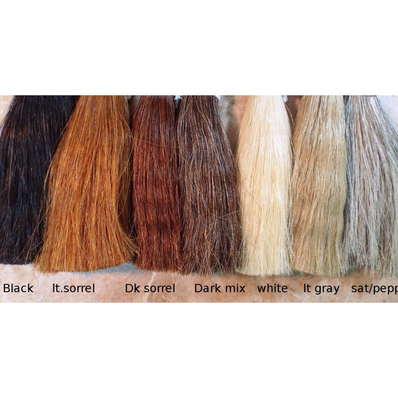 Bàn chải lông bờm ngựa Horse Hair vệ sinh nội thất, da cao cấp 14cmx4cm