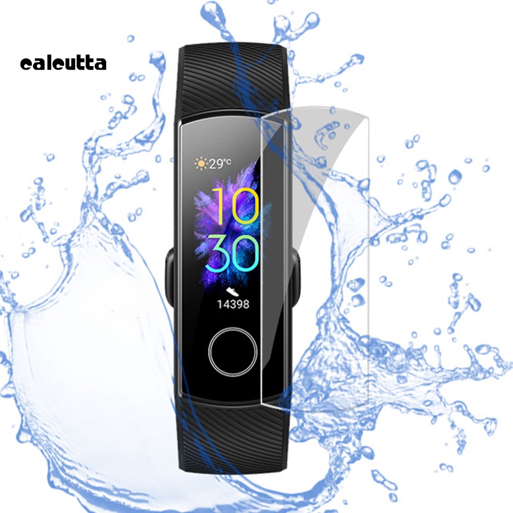 Bộ 3 miếng dán nhựa TPU cho mặt đồng hồ thông minh Huawei Honor Band 5