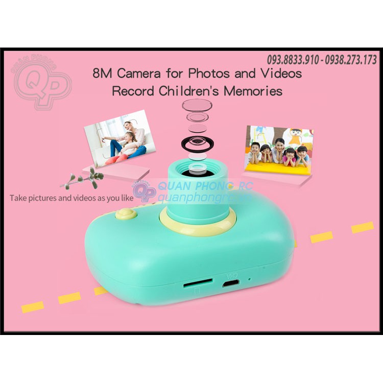 Camera HD Temerry cho bé (không bao gồm thẻ nhớ)