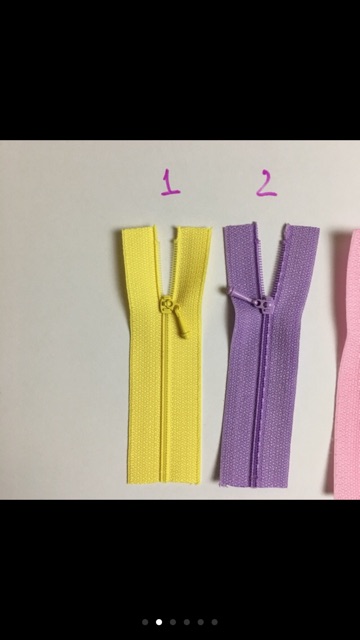 V3C- Dây khoá kéo mini 7cm,10cm phụ kiện may quần áo búp bê