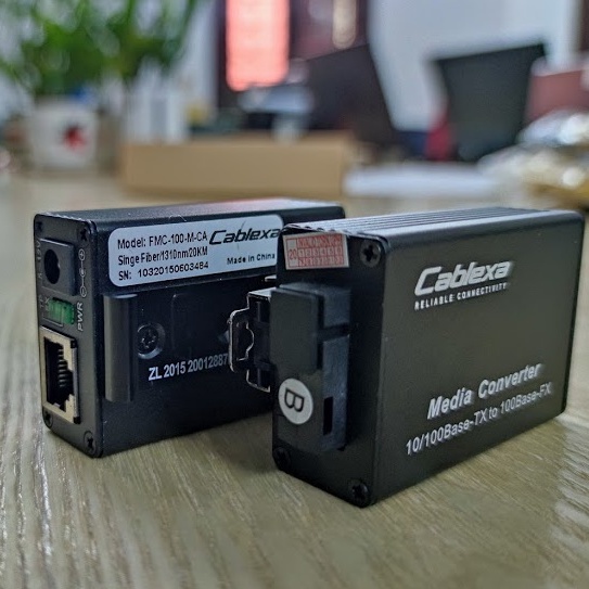 Bộ chuyển đổi converter LAN-QUANG 1 Sợi 10/100 20KM