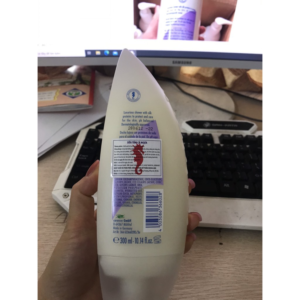 Sữa Tắm Cá Ngựa Algemarin 300ml – Đức