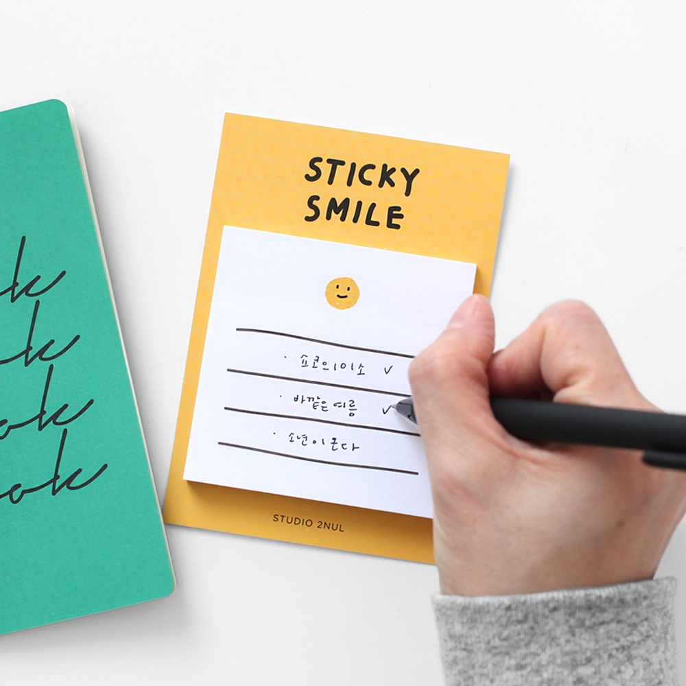 Bộ 40 Giấy Ghi Chú Cười Tỏa Nắng Smily Stick Note