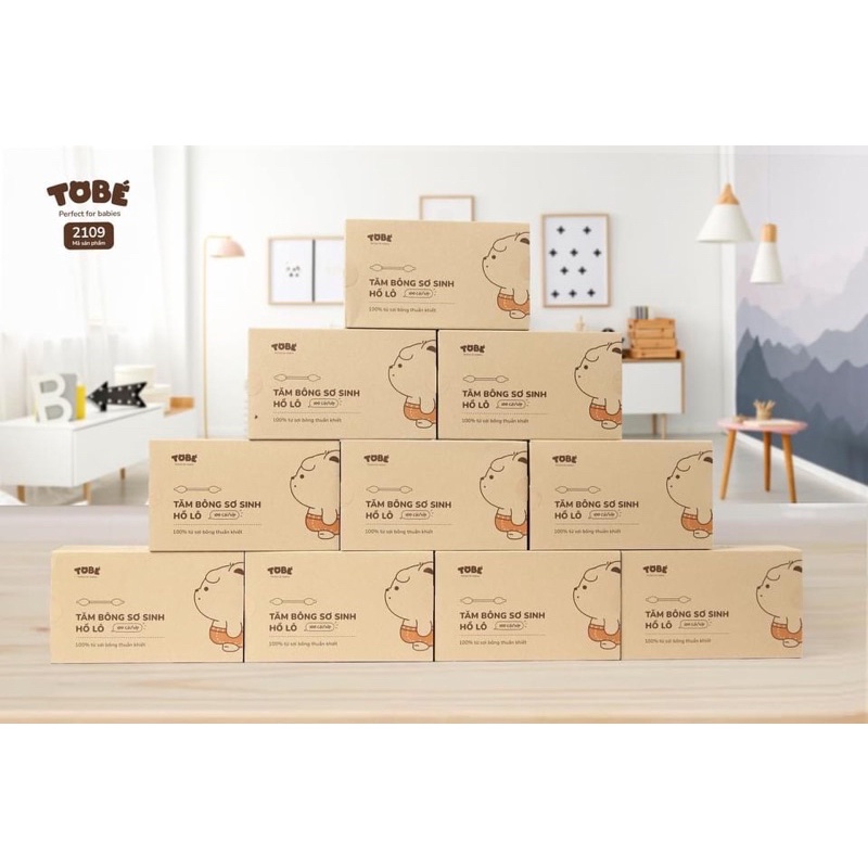 Tăm bông hồ lô chuyên dùng cho bé Tobé 100 cái