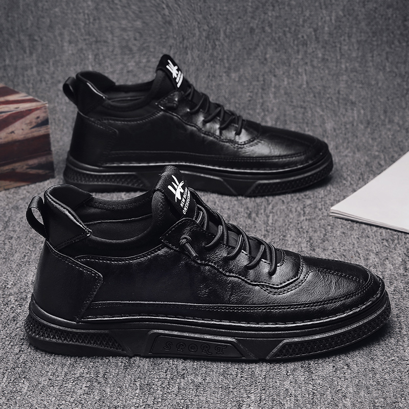 Elegant Italian style rubber sole leather shoes for men | BigBuy360 - bigbuy360.vn
