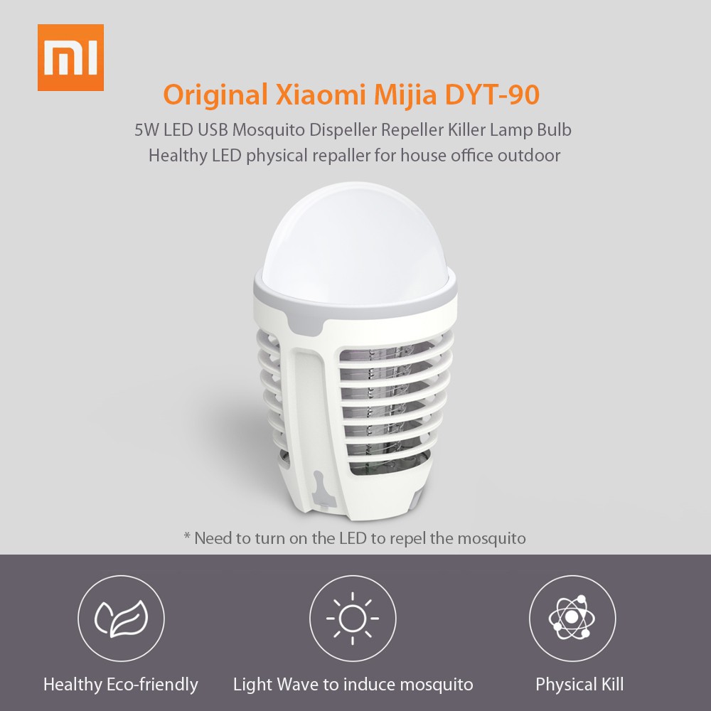 Đèn bắt muỗi xiaomi mija nội địa Trung Quốc