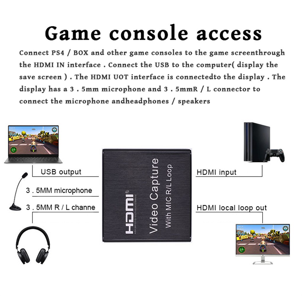 Card Thu Hình Video Usb 2.0 4k 1080p