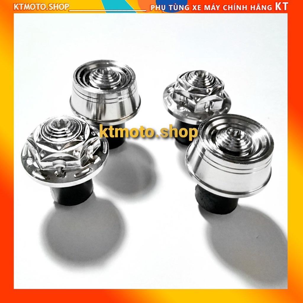 Gù salaya inox 304, gù chống rung tay lái xe máy inox sáng bóng, hàng đẹp chất lượng - KTMotor Shop