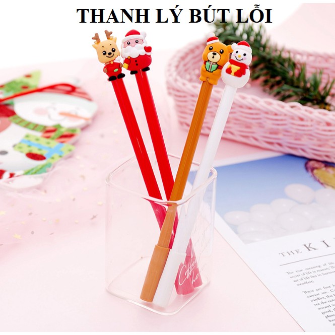 [1.300đ/C] Set 5 Bút Noel Gấu (Hàng Lỗi)