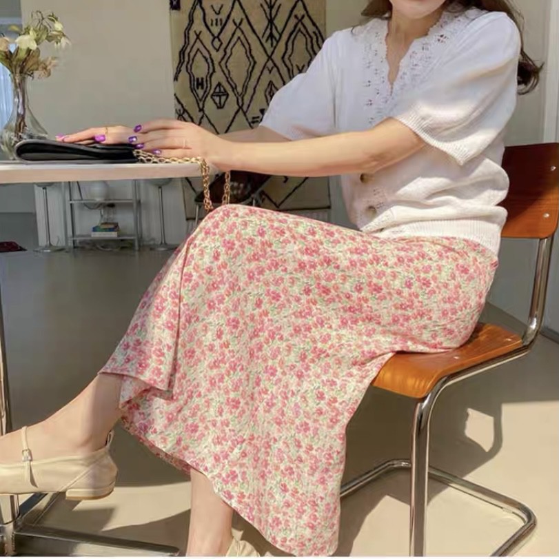 Chân váy voan hoa nhí 40202 CHERRYCOCO | BigBuy360 - bigbuy360.vn