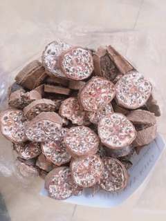 Chuối hột rừng khô thái miếng (1kg)