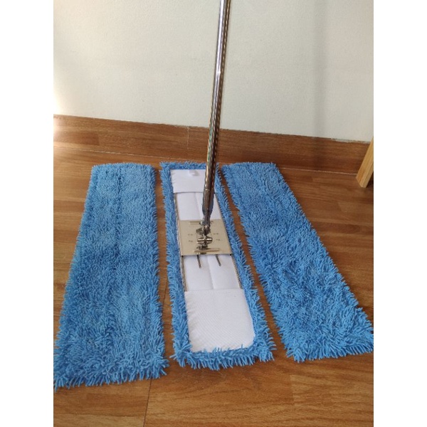 Cây lau nhà công nghiệp 60 cm. Gồm có 1 Khung + 3 Tấm lau