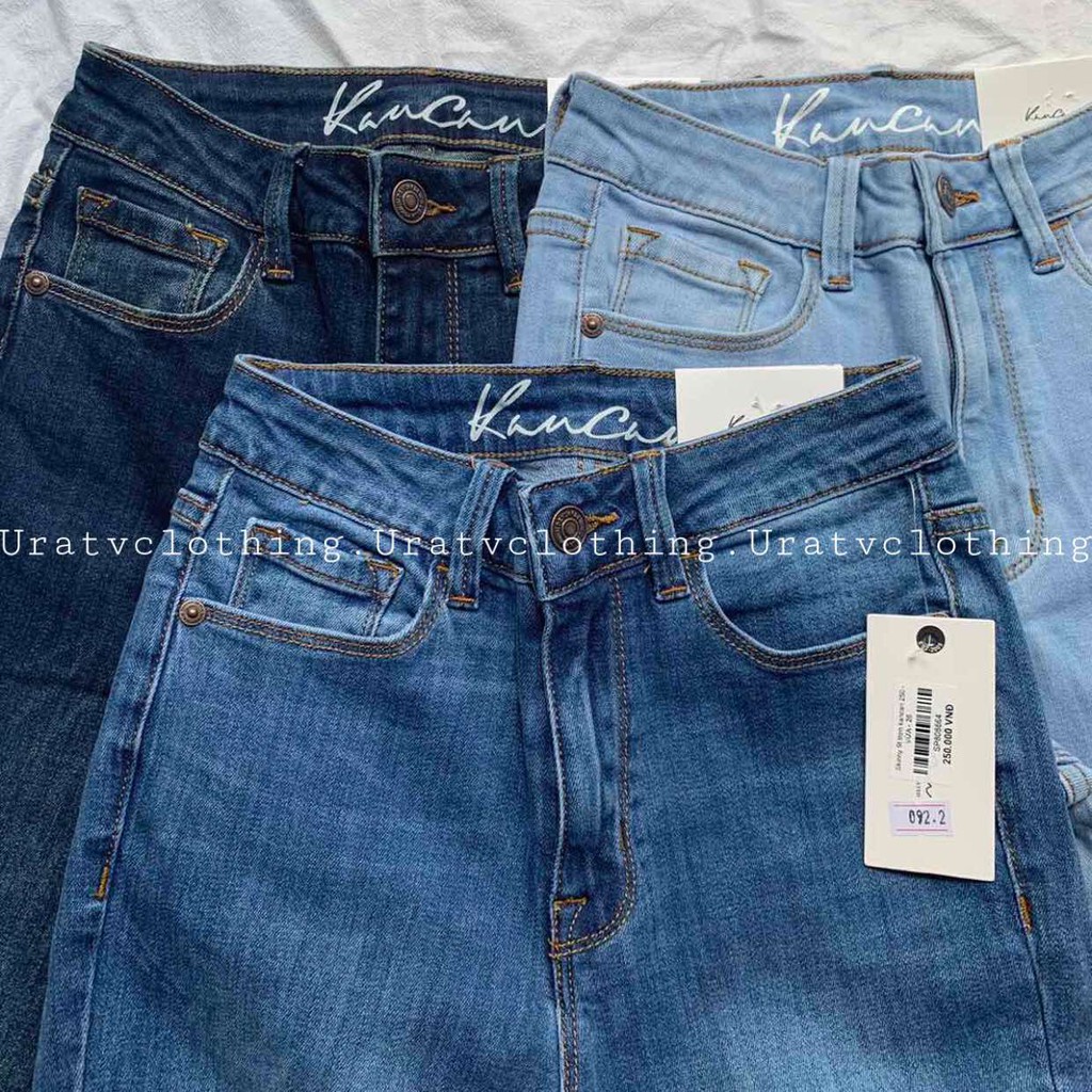 [FREESHIP - ẢNH CHÍNH CHỦ] Quần jean skinny 9 Tấc TRƠN KAN.CAN