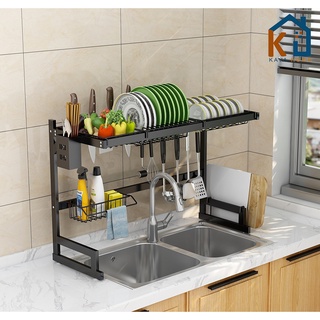 Kệ chén đa năng trên bồn rửa Chipmart thép không gỉ cao cấp 85cm