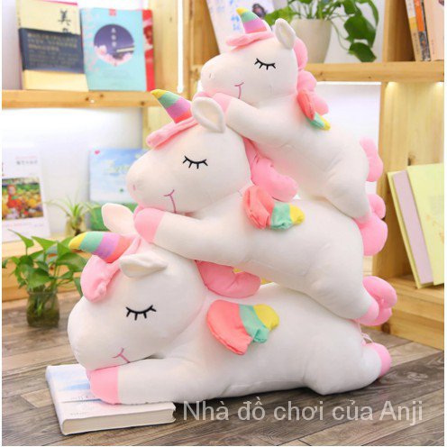 AIXINI 30-80cm Unicorn Stuffed Toy Plush Toy Gaint, 30-80cm Cute Soft Unicorn Plush Stuffed Animal Toy Doll, Gift for Kids Babies Birthday Party Home Décor