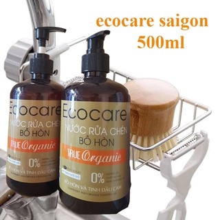 Nước Rửa Chén Ecocare 500ml organic tinh dầu cam thiên nhiên