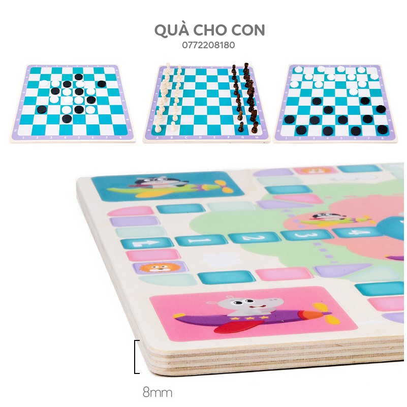 BỘ CỜ VUA, CÁ NGỰA, PIKACHU BẰNG GỖ