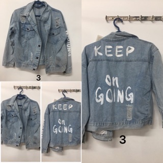 Áo khoác jeans cá tính