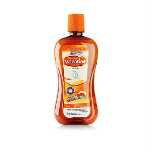 Nước súc miệng Valentine. 500ml