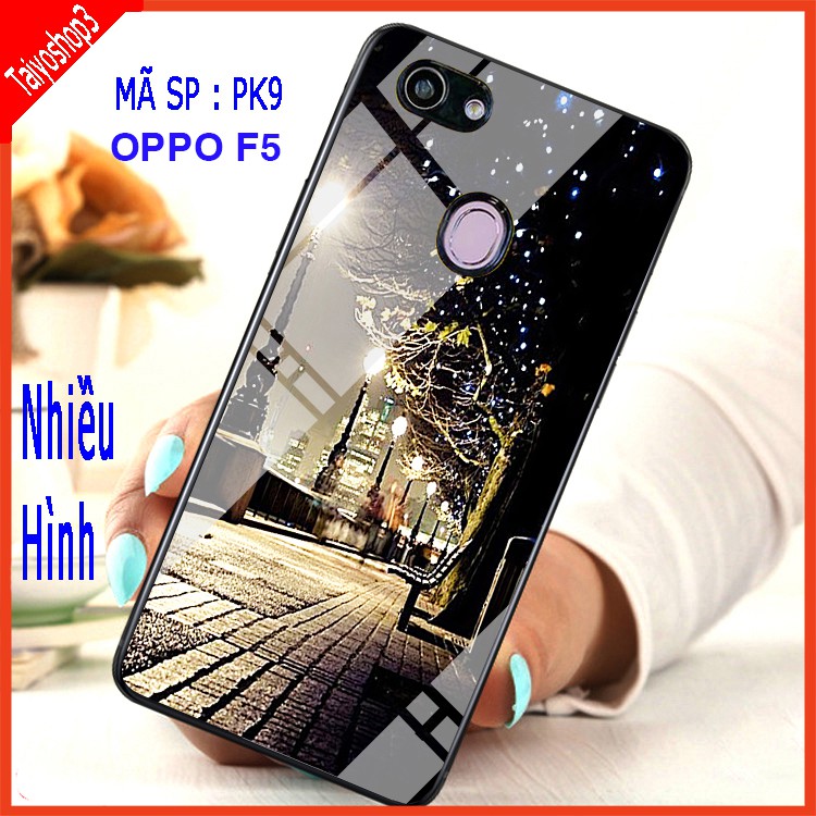 [Mã ELFLASH5 giảm 20K đơn 50K] Ốp lưng OPPO F5 kính 3D phong cách, trẻ trung, sang trọng, mặt kính thế hệ mới sắc nét