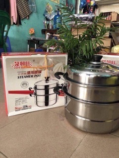 NỒI HẤP 3 TẦNG INOX