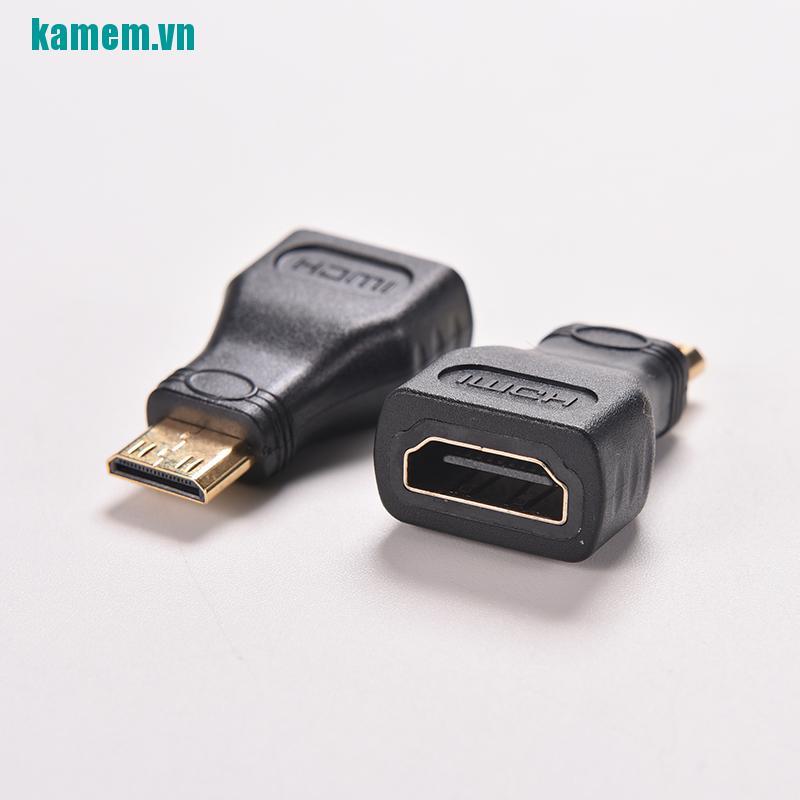 1 Đầu Chuyển Đổi Mini Hdmi Type C Đực Sang Hdmi Type A Female