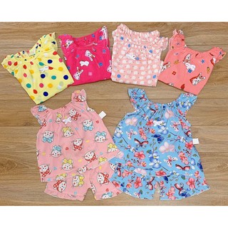 Bộ quần áo bé gái từ 4kg-9kg vải tôn lanh siêu xinh