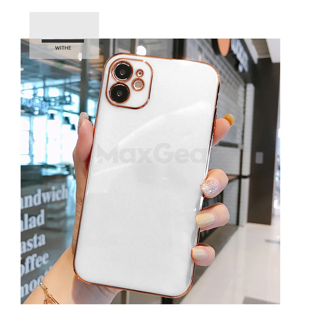 Ốp điện thoại mạ viền dẻo sang trọng thời trang cho APPLE IPHONE 6 6S 7 8 PLUS X XR XS MAX 11 PRO MAX