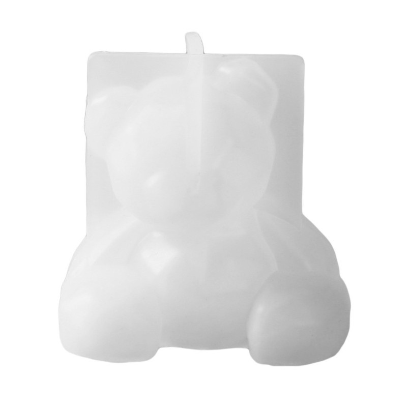 Khuôn Silicone Hình Gấu 3d Làm Mặt Dây Chuyền Diy