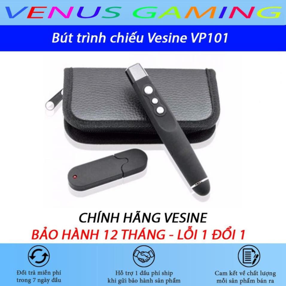 Bút Trình Chiếu Vesine Vp101 Hỗ Trợ Giảng Dạy Trình Chiếu Slide - Chính hãng Bảo hành 6 tháng