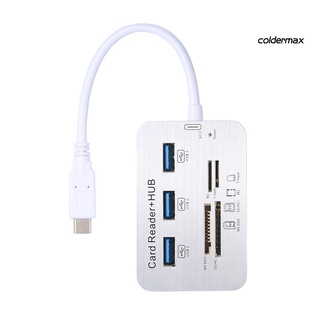 Bộ chia 3 cổng usb 3.1 tốc độ cao có đầu đọc thẻ sd / tf