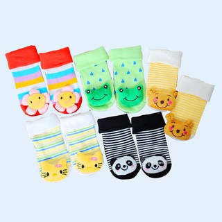 Tất len hình thú 3D cho bé