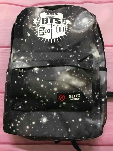 (Có sẵn) Balo BTS, balo galaxy BTS có sẵn 2 màu