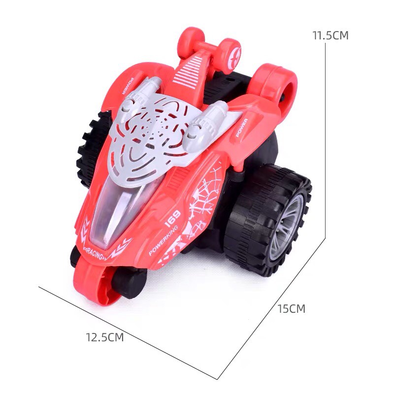 Xe pin 5 bánh Stunt Car nhào lộn xoay 360 độ cho bé trai và bé gái