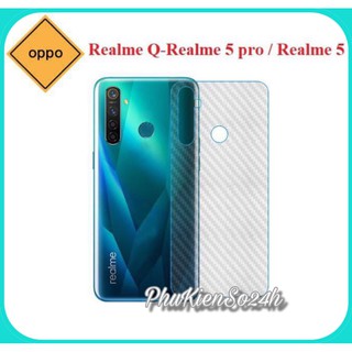 Dán cacbon Realme 5 pro / Realme Q / Realme 5