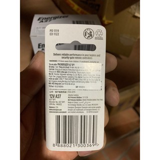 PIN ENERGIZER A27 BP1