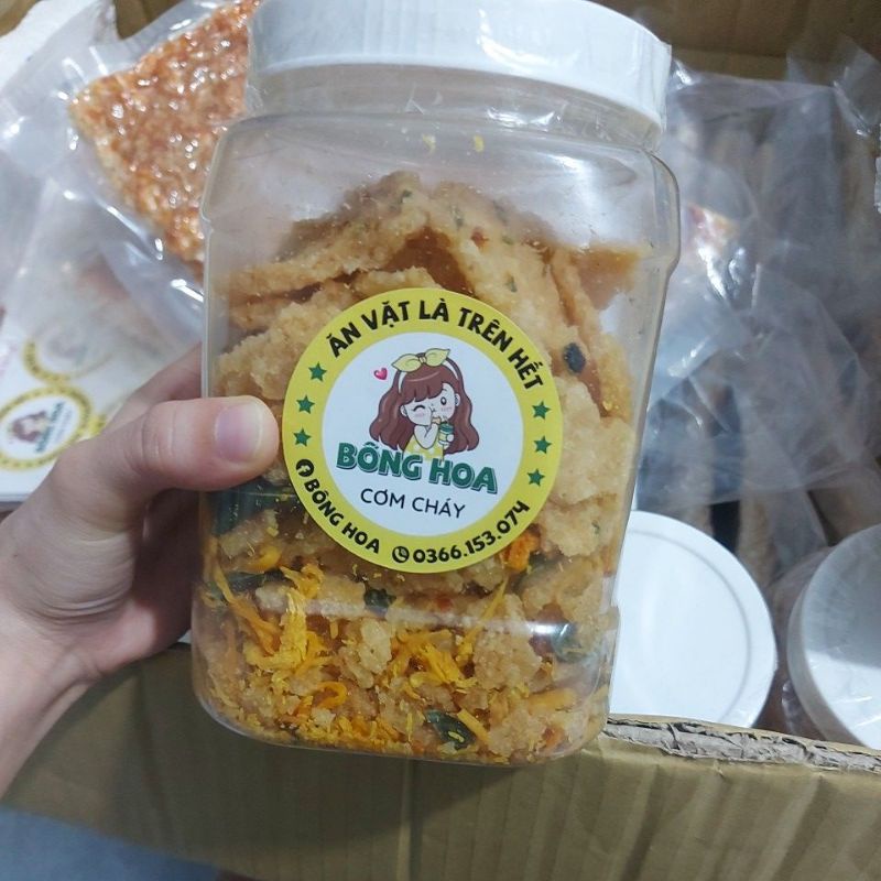 Cơm cháy khô gà