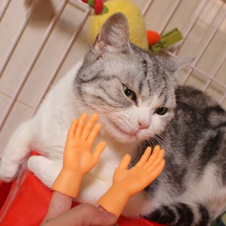 【COD】Fantastic silicone finger toy miniature hand toy to play with pet cats~666~