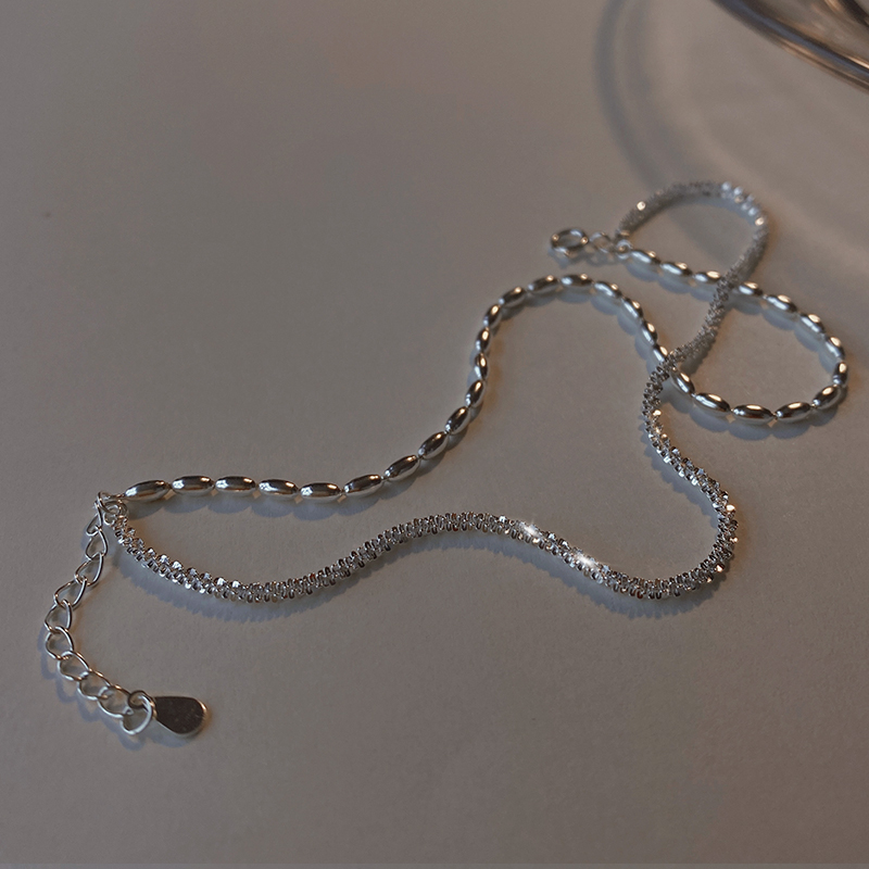 925 Silver Plated Double Layer Fashion Bracelet For Women