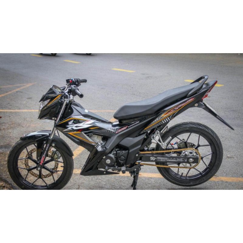 Tem rời dán xe sonic xám xi măng