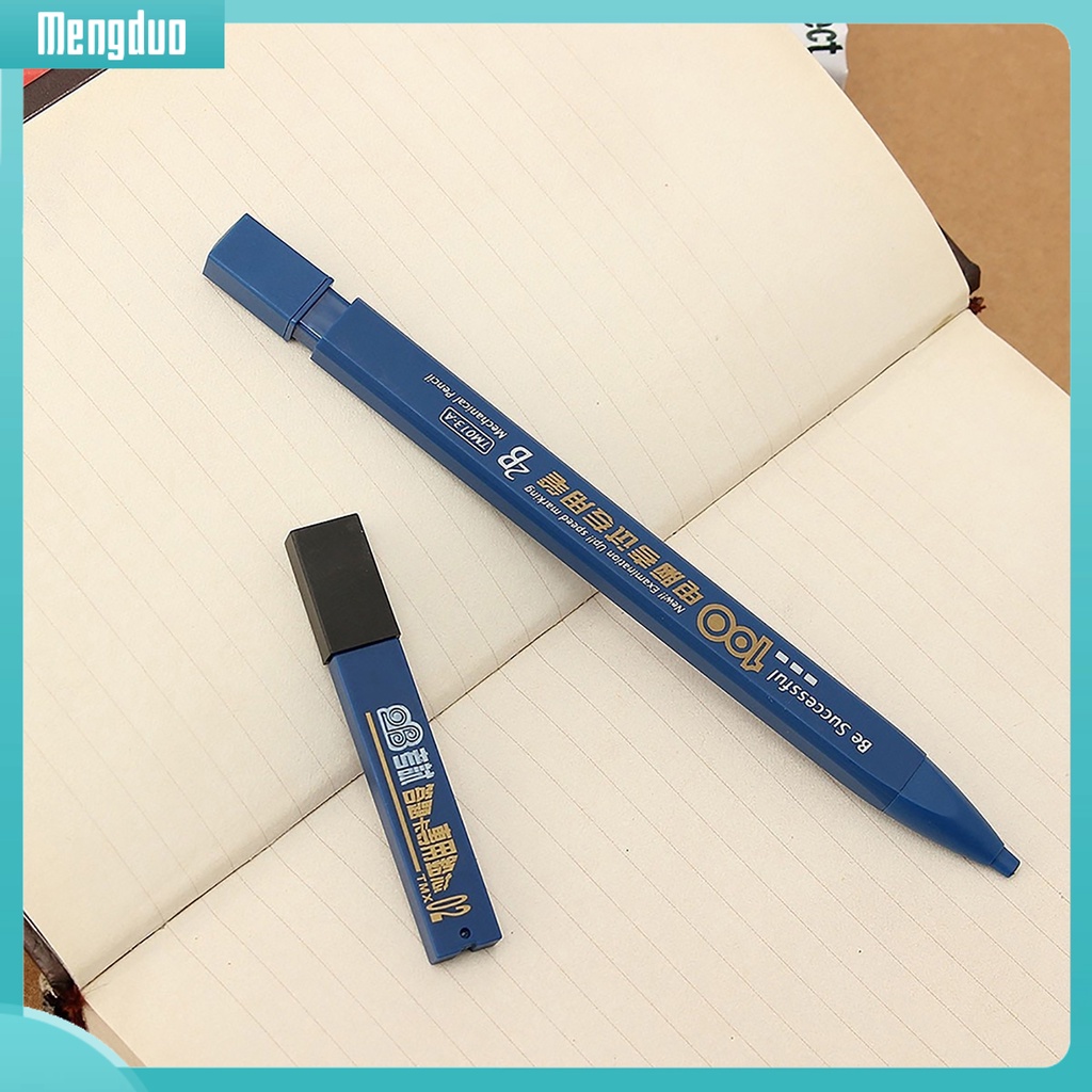 Bộ bút chì ngòi bấm 2B + hộp 6 ngòi chì để thay thế