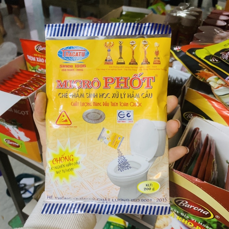 Men xử lý bể phốt microphot 200g