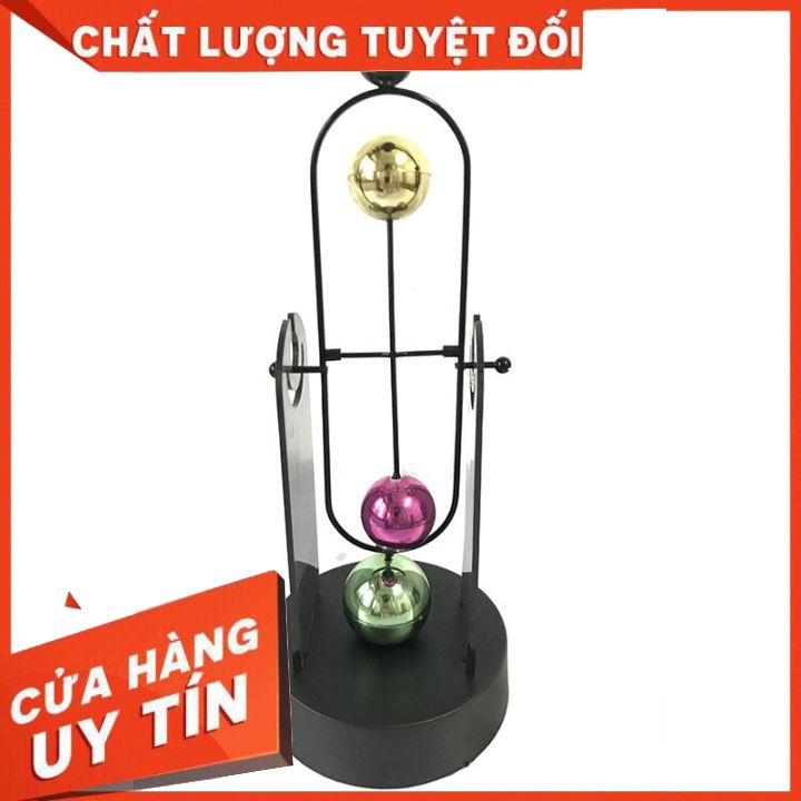 Con lắc Newton dao động vĩnh viễn  phiên bản Quả Cầu K503, đồ chơ trang trí để bàn làm việc XẢ STRESS hiệu quả.