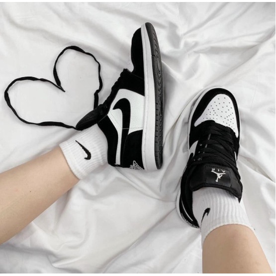 Giày Jordan 1 Low Panda, Giày Thể Thao JD1 Cổ Thấp Màu Đen Trắng Trẻ Trung Nam Nữ 2021 | BigBuy360 - bigbuy360.vn
