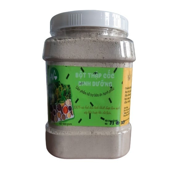 Bột THẬP CỐC DINH DƯỠNG thơm ngon thay thế bữa ăn hộp 1kg (Gồm 10 loại hạt và đậu)